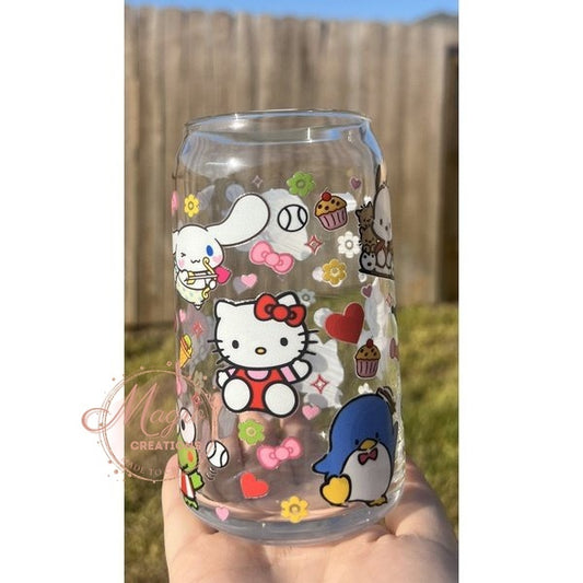 Kitty and Friends Libbey Glass Cup