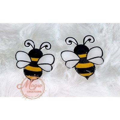 Cartoon Bee Animal Stud Earrings