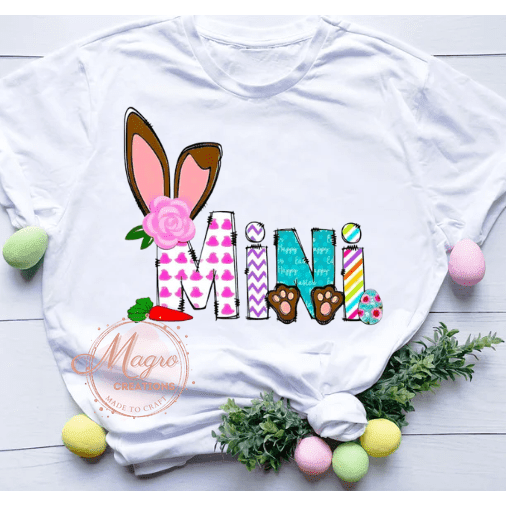 Easter Mini Shirt HTV Transfer Print