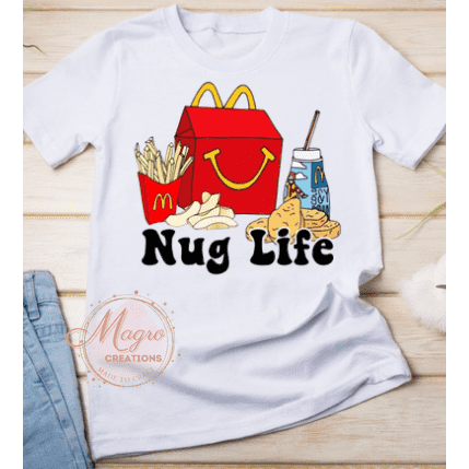 Nug Life Shirt HTV Transfer Print