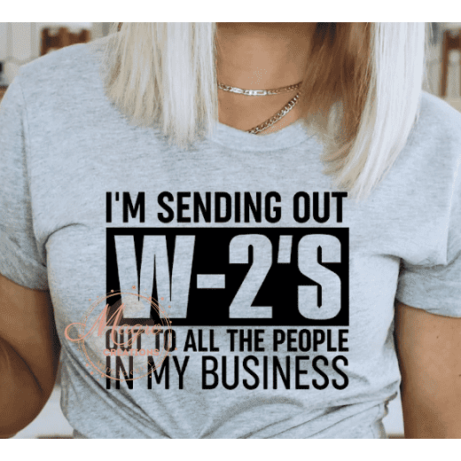 Screen Printed Adult T-Shirt "I'm Sending Out..."